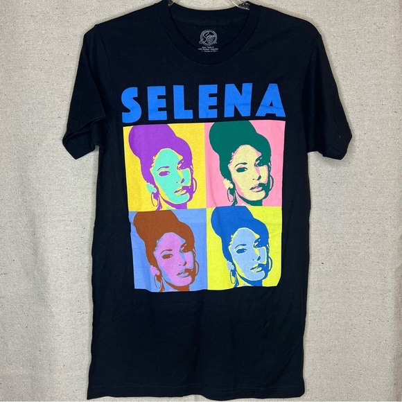 Selena Quintanilla Pop Art Multi Color T-Shirt (UNISEX) - Picture 1 of 10